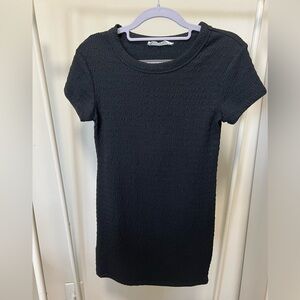 Elodie black mini dress, S, like new.